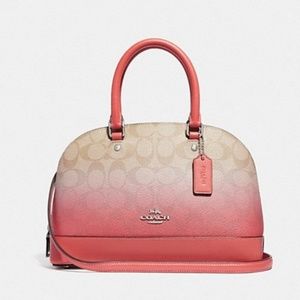 Sold!Mini Sierra Satchel In Ombre signature canvas